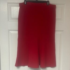 Ann Taylor Scarlet A-Line Skirt